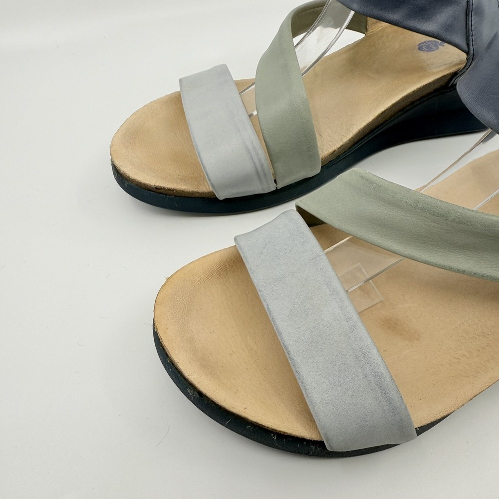 Wanda Panda Women Tamina 42 Leather Wedge‎ Sandals US 11 Spain Comfort - Picture 2 of 11